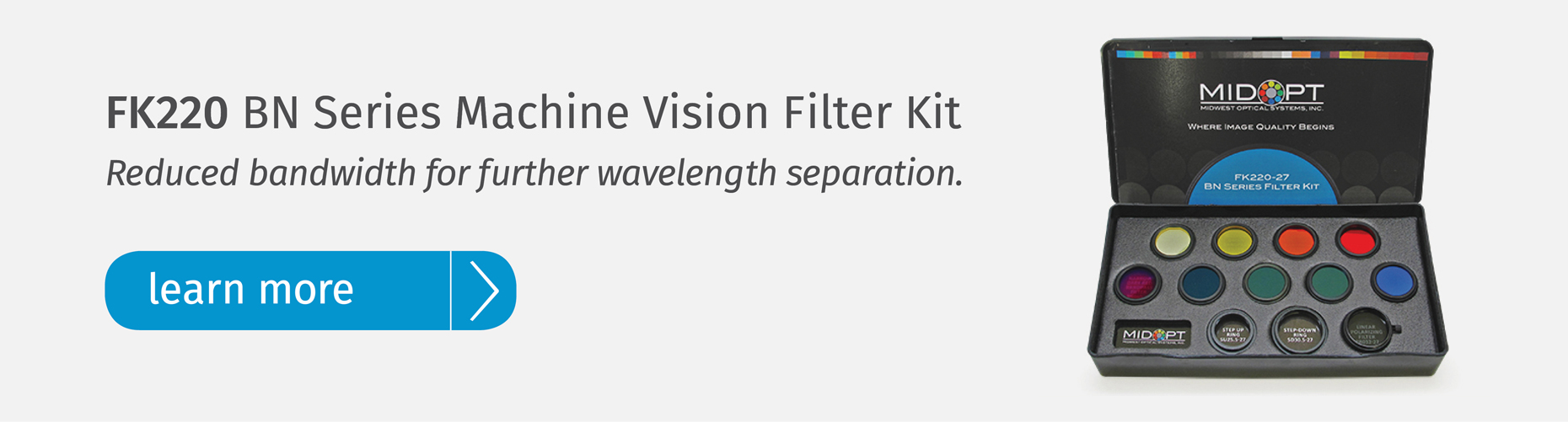 MidOpt FK220 BN Series Bandpass Filter Test Kit